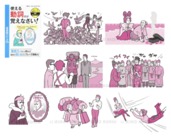 『使える動詞だけ覚えなさい! 英会話フレーズ700』（伊藤太, Gary Scott Fine著、西東社）イラスト